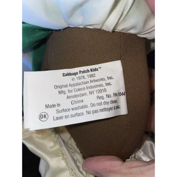 Vtg 1982 Coleco Cabbage Patch Kids Doll Cheerleader African American Signed - Picture 7 of 8